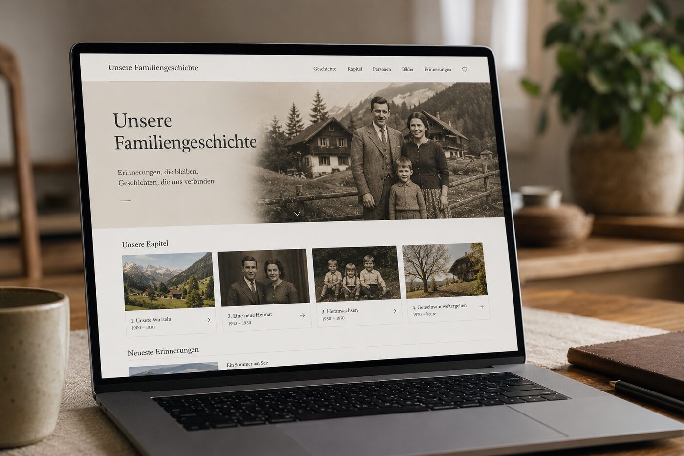 Page familiale privée